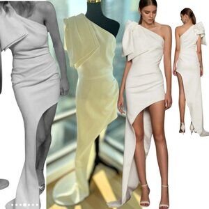 🆕 BRONX & BANCO 🧿 NWOT White Stella Bridal Gown - Size L - US 8